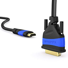 Carica l'immagine nel visualizzatore di Gallery, KabelDirekt Adattore Cavo DVI su HDMI, High-Speed Dual Link, 24+1 Pin, 2 m - Ilgrandebazar
