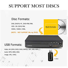 Carica l'immagine nel visualizzatore di Gallery, LONPOO Lettore DVD Compatto 1~6 Regione Libera (Porto HDMI, USB, RCA, MIC,... - Ilgrandebazar