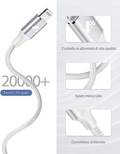 Carica l'immagine nel visualizzatore di Gallery, Cavo USB C a Lightning 1.8M Ricarica Tipo C, Carica Rapida Caricatore per iPhone 14 13 12 Pro Max Mini 11 SE 2020 X/XS Max/XR/8/7/6s/6 Plus 5s/5c/iPad