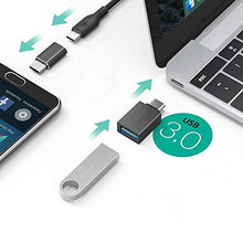Carica l&#39;immagine nel visualizzatore di Gallery, USB-C a USB 3.0 adattatore [6-pack],FDG tipo C (maschio) a USB-C-Black