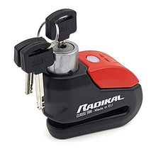 Carica l&#39;immagine nel visualizzatore di Gallery, RADIKAL RK10 Antifurto Blocca Disco Allarme 120 Db Omologato Sra, ø10 Doppia... - Ilgrandebazar