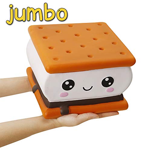 Anishor 7,9 Pollici Squishies Jumbo Smore Kawaii Soft Slow Rising Cibo... - Ilgrandebazar