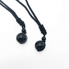 Carica l&#39;immagine nel visualizzatore di Gallery, Schneespitze 4 Pcs Ossidiana Ciondolo Collana,Pendente Naturale Collana... - Ilgrandebazar