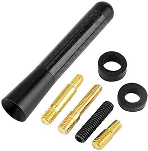 YGL Antenna Auto Universale in Fibra di Carbonio Alluminio Radio FM/AM...