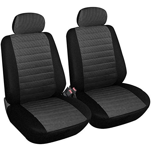 WOLTU 7231-2 Set Coprisedili Anteriori Auto 2 Posti Seat Cover Grigio