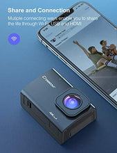 Carica l&#39;immagine nel visualizzatore di Gallery, Crosstour CT9500 Nativo 4K50FPS EIS Action Cam 20MP WiFi 40M Impermeabile...