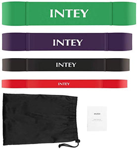 INTEY Elastici Fitness - 4 Set di Bande Elastiche Resistenza, Resistenza...