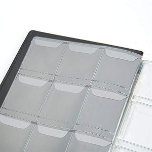 WolinTek Raccoglitore per Collezione di Monete,Raccoglitore Monete Rosso