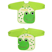 Carica l&#39;immagine nel visualizzatore di Gallery, Vicloon Bavaglino a Manica,Set di 4 Bambini Impermeabile con 4PCS