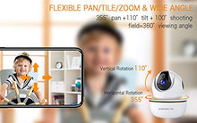 Carica l'immagine nel visualizzatore di Gallery, Supereye 1080P Telecamera di Sorveglianza WiFi, videocamera IP Interno...