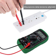 Carica l'immagine nel visualizzatore di Gallery, Zacro Mini Multimetro Digitale Elettrico Portatile per Tensione e Corrente...