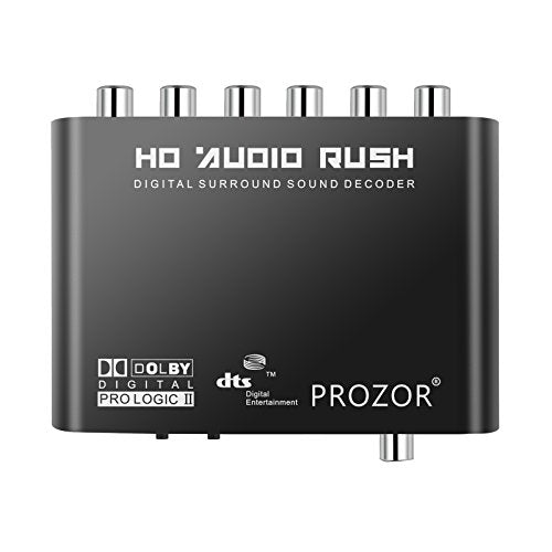PROZOR DAC Digitale ad Analogico 5.1 Convertitore Adattatore per Dispositivi...