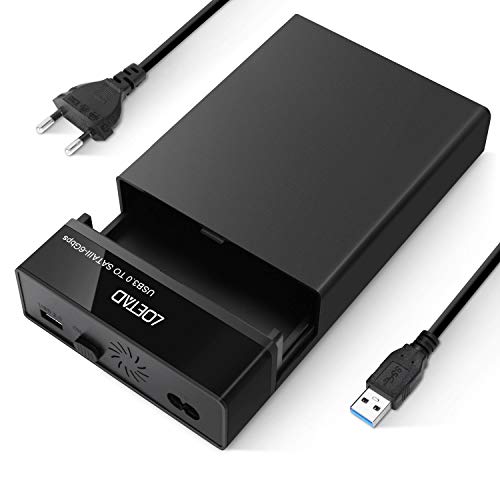 LOETAD Case Hard Disk 3.5/2.5 USB 3.0 con USAP Esterno per...