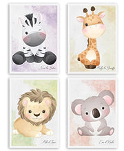 Carica l&#39;immagine nel visualizzatore di Gallery, Stampe per Cameretta Bambini 4 Poster di Simpatici Cuccioli