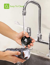 Carica l&#39;immagine nel visualizzatore di Gallery, homgeek Mini Frullatore, Blender Smoothie Maker, Mixer per Frullati, Nero