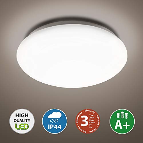 McLED Plafoniera LED Soffitto 12W 4000K | Luca Bianca Ø28cm, 12W, 4000k