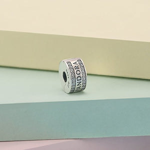 Pandora 792056CZ Forever Clip per bracciali Donna, Argento Sterling 925 - Ilgrandebazar