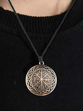 Carica l'immagine nel visualizzatore di Gallery, My Shape da Uomo Islandese Viking Rune per Fortuna e Benedizioni Antique Gold - Ilgrandebazar
