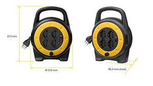 Vimar 0P32702 Avvolgicavo 10A (Piccola) 4 uscite universali, con...