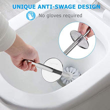 Carica l&#39;immagine nel visualizzatore di Gallery, Homemaxs Scopino Bagno e Portascopino WC, per WC in Acciaio... - Ilgrandebazar