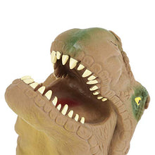 Carica l&#39;immagine nel visualizzatore di Gallery, Dinosauro Mano Puppet Gloves, 6 Pollici Tyrannosaurus Rex Gioco di Marrone - Ilgrandebazar
