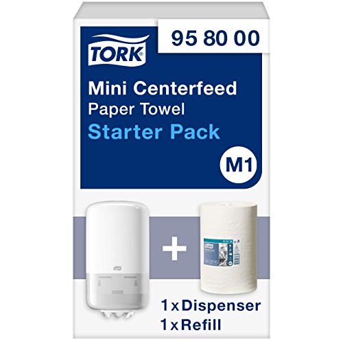 Tork 958000 Asciugamani Starter Pack: 1 Dispenser per Ad... - Ilgrandebazar