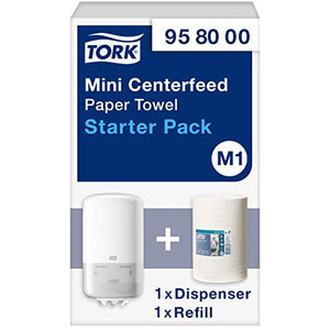 Tork 958000 Asciugamani Starter Pack: 1 Dispenser per Ad... - Ilgrandebazar