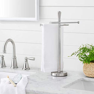Set di accessori per il bagno in acciaio spazzolato della collezione... - Ilgrandebazar