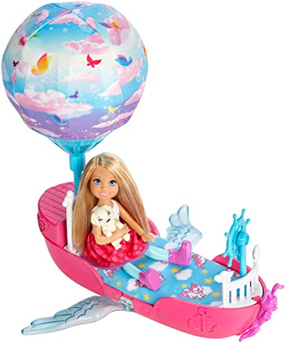 Barbie- Magica Chelsea con la Barca, Le Rotelle Nascoste e Ali Si... - Ilgrandebazar