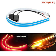 Carica l'immagine nel visualizzatore di Gallery, AMAZENAR Ultra-Lumineux 30CM 11,8"Rouge/Ambre Flexible Bande de Tube LED