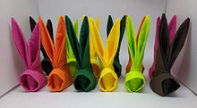Carica l&#39;immagine nel visualizzatore di Gallery, Set di 12 Tovaglioli coniglietto Pasqua gia piegati, per decorazione o... - Ilgrandebazar