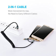 Carica l'immagine nel visualizzatore di Gallery, CHOETECH Cavo USB C Micro [1.2M *2], 2 in 1 Tipo C e Micro... - Ilgrandebazar
