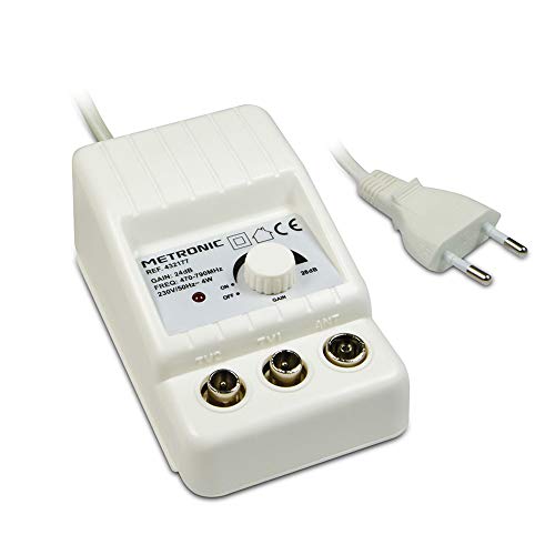 Metronic 432187 Amplificatore TV FM/VHF/UHF per digitale terrestre con... - Ilgrandebazar