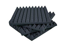 Carica l&#39;immagine nel visualizzatore di Gallery, Pannelli Fonoassorbenti Piramidali Correzione Acustica 50x50x6 D25 Pacco Da... - Ilgrandebazar