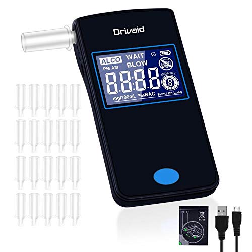 Drivaid Etilometro Portatile Digitale, Professionale Ricaricabile Alcool... - Ilgrandebazar