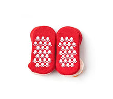 Carica l&#39;immagine nel visualizzatore di Gallery, Calze Natalizie Neonato, Calzini Antiscivolo Bambino/Bambina, Unisex, 0-12 Mesi (Babbo Natale)