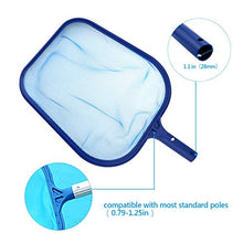 Carica l&#39;immagine nel visualizzatore di Gallery, Professionale Skimmer per Piscina + Rete a Maglia Fine + Telaio Robusto Blu 1
