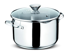 Carica l&#39;immagine nel visualizzatore di Gallery, Lagostina Set Smart 9 Pezzi, Acciaio Inossidabile, Argento, 22 cm - Ilgrandebazar