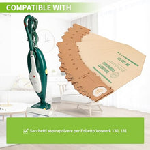 Carica l'immagine nel visualizzatore di Gallery, 8 Sacchetti per Aspirapolvere vorwerk folletto VK130 VK131
