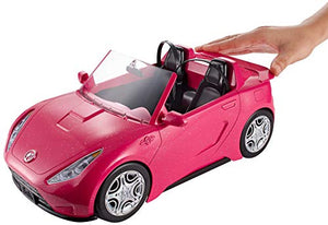 Barbie- Cabrio Glamour Auto Due Posti con Dettagli Realistici, Colore Rosa,... - Ilgrandebazar