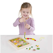 Carica l&#39;immagine nel visualizzatore di Gallery, Melissa &amp; Doug - Potere Ai Fiori Set di Perline in Legno, Multicolore - Ilgrandebazar
