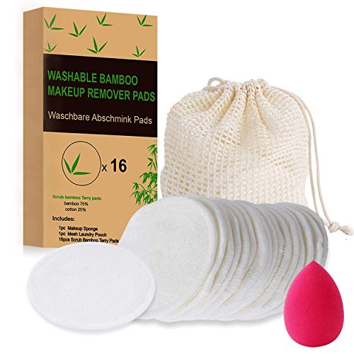 DAPHOME Dischetti Struccanti Lavabili in Bambù Struccanti...