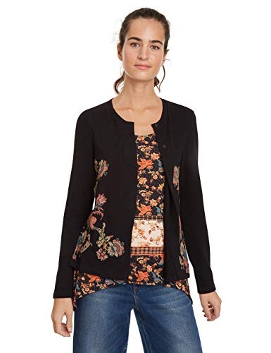 Desigual Sweat Daniela Felpa Donna M, Nero (Negro 2000) - Ilgrandebazar