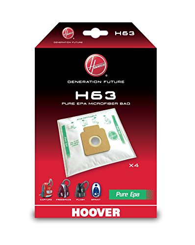 H63- Hoover Sacchetto per aspirapolvere Pure-Epa [Classe di efficienza... - Ilgrandebazar