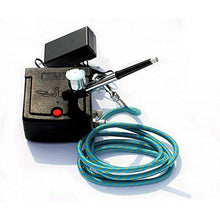 Carica l&#39;immagine nel visualizzatore di Gallery, Kit completo di compressore aerografo doppia azione per torta facendo... - Ilgrandebazar