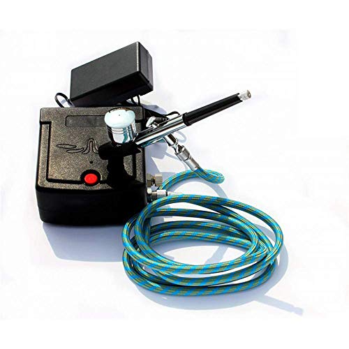 Kit completo di compressore aerografo doppia azione per torta facendo... - Ilgrandebazar