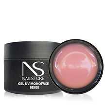 Carica l'immagine nel visualizzatore di Gallery, Nail Store - Gel UV Led Costruttore Monofasico Cover Beige – camouflage - media densità - autolivellante – facile lavorabilità – adatto per Refill e allungamento con cartina (30 g)