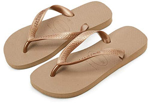 Havaianas Top Tiras, Infradito Donna 33/34 EU, Oro Rose Gold