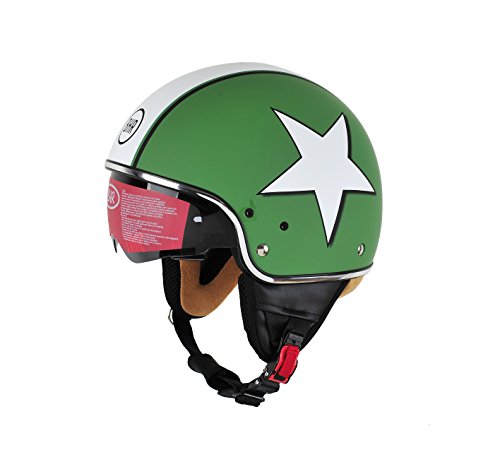 BHR 94190 Casco Uomo Pure, Star Verde, L (58 cm) L cm), Verde