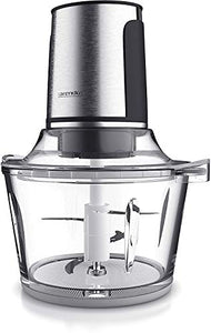 Arendo - Trituratore universale in VETRO da 1,5 L - 400 Watt - 4 lame in...